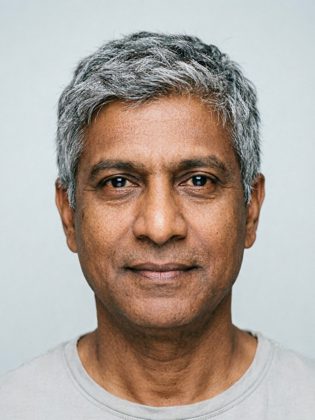 Dev wig on a model