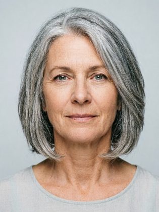 Lena wig on a model